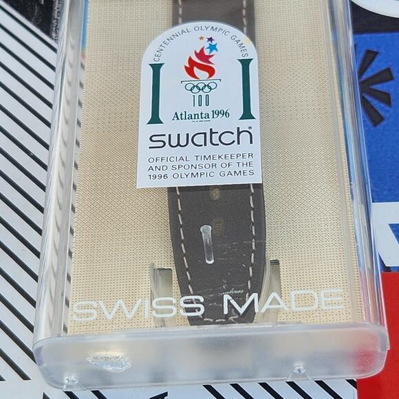 Swatch watch CHARDON SAP101 1995 Automatic Swiss Made 23 Jewels New Old Stock - Picture 10 of 10